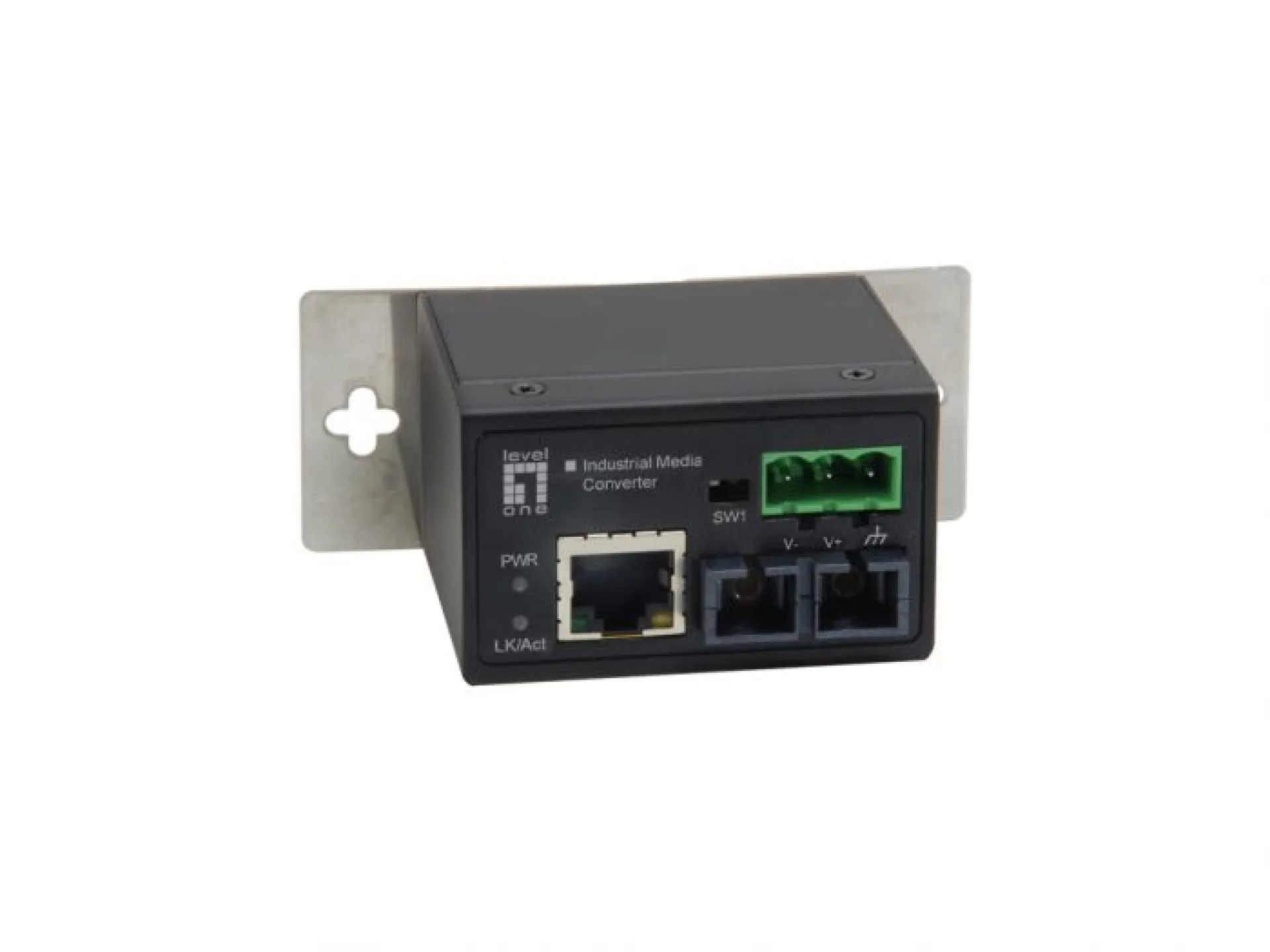Hutschienen Single-Mode Industrie Media Konverter 10/100, RJ45 auf SC