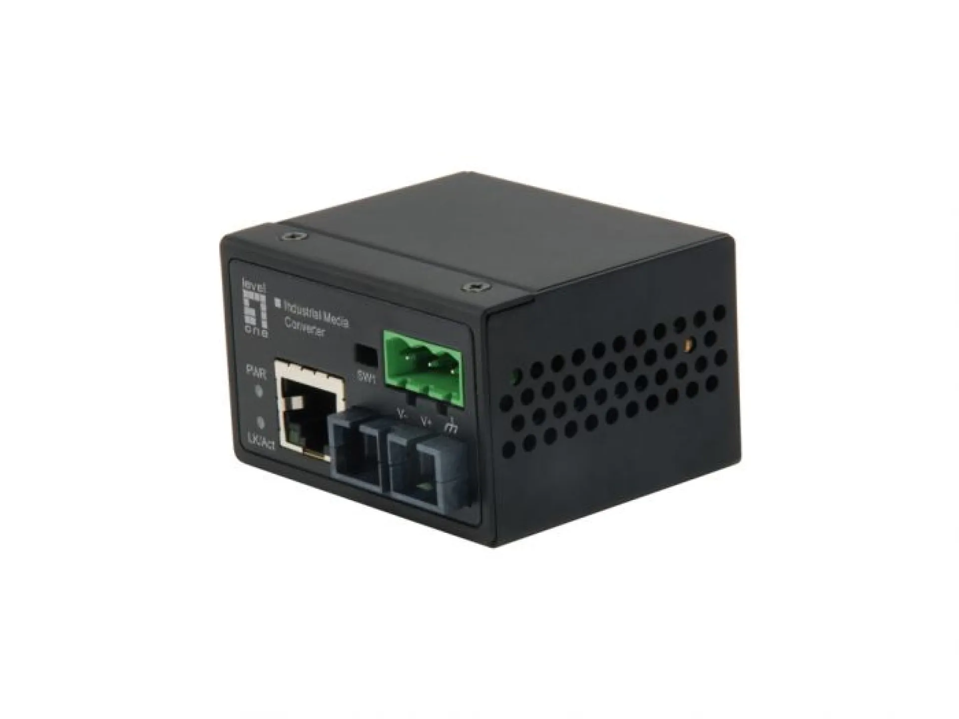 Hutschienen Single-Mode Industrie Media Konverter 10/100, RJ45 auf SC – Bild 2