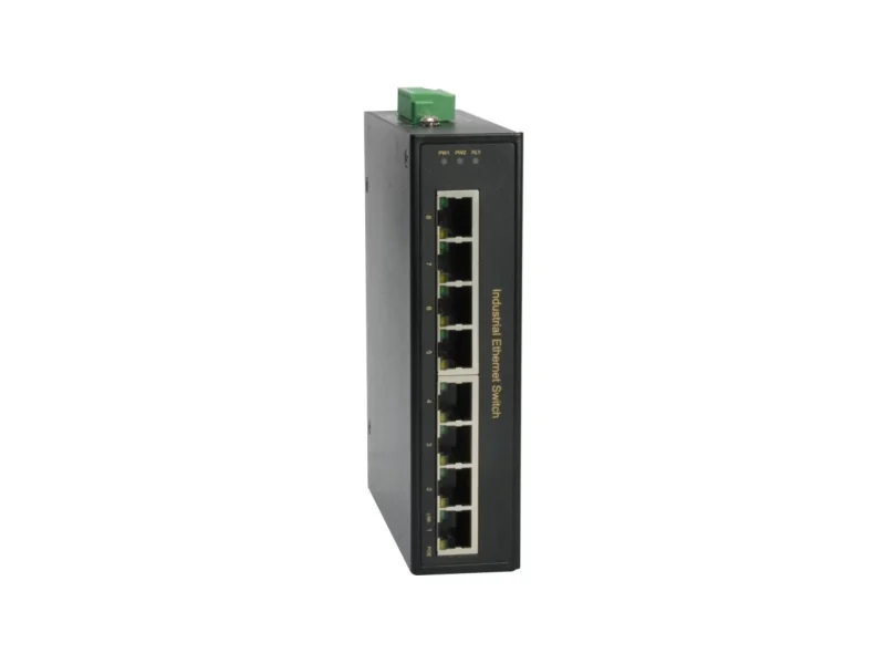 8-Port Fast Ethernet Industrial Switch DIN-Schiene Fast-Ethernet-PoE-Schalter