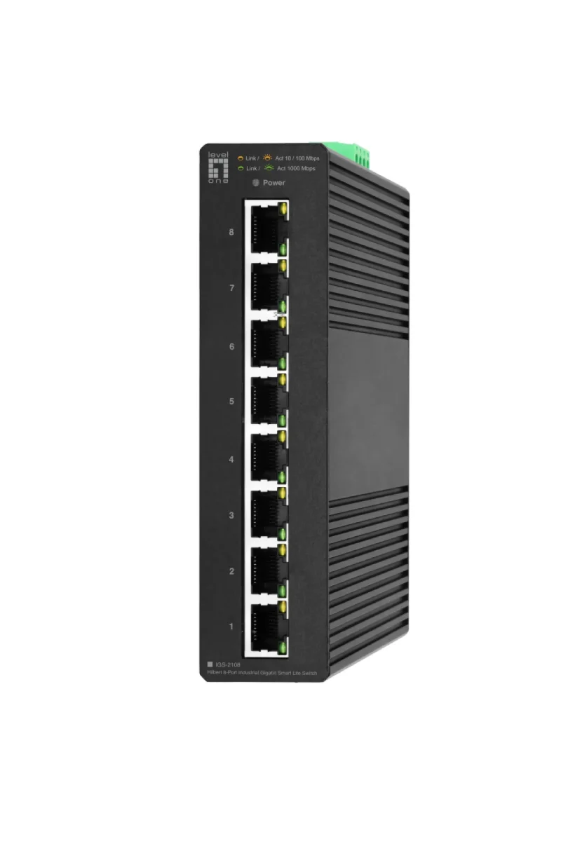 Hilbert 8-Port Industrie Gigabit Smart Lite Switch