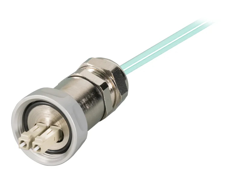 IP67 Kabelverschraubung, M25, LC-D Stecker auf LC-D Stecker, OM3, 45m