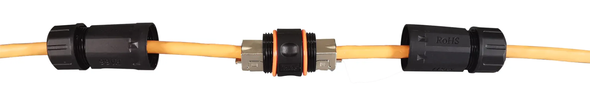 RJ45 Cat.6A IP68 Durchführungskupplung,Buchse/Buchse Verb – Bild 3