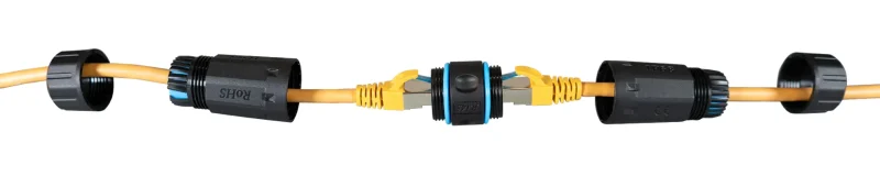RJ45 Cat.6 IP68 Durchführungskupplung,Buchse/Buchse Verb