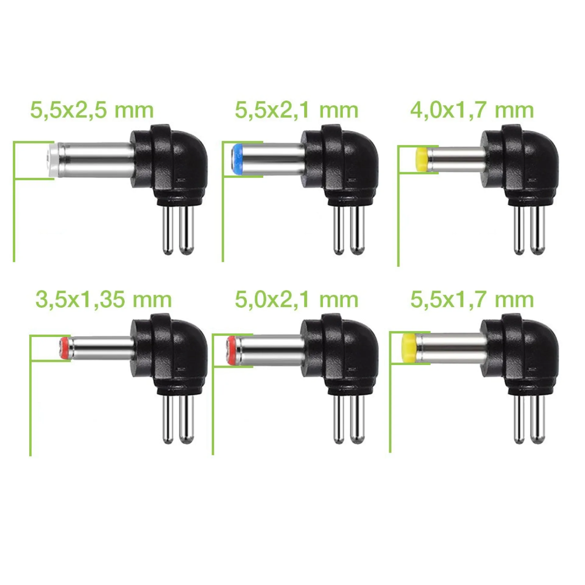 Einstellbares Universalnetzteil 18W AC/DC 3V-12V 1 mit 6 DC-Steckern 1A USB-Anschluss – Bild 3