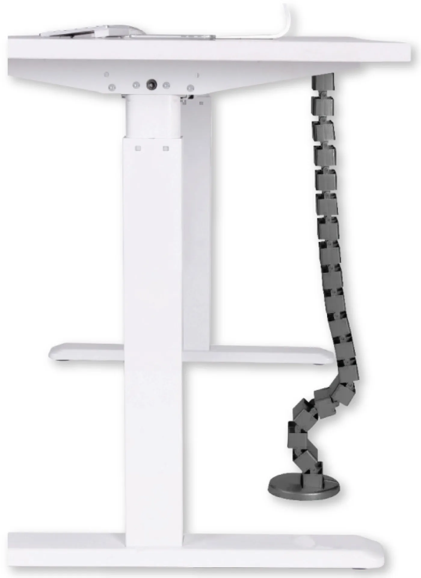 Flexibler Kabelkanal, Gesamtlänge: 1300 mm, schwarz – Bild 2
