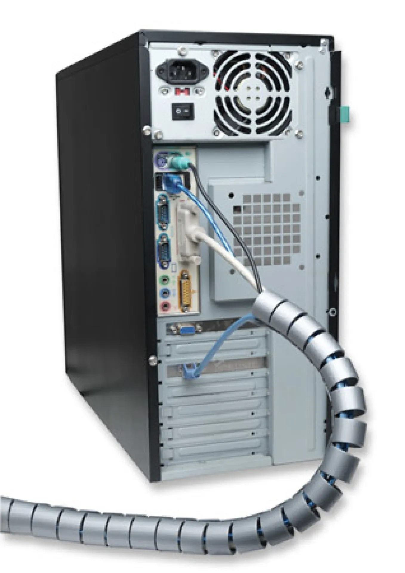 Kabelmanagement 2,5m, schwarz – Bild 4