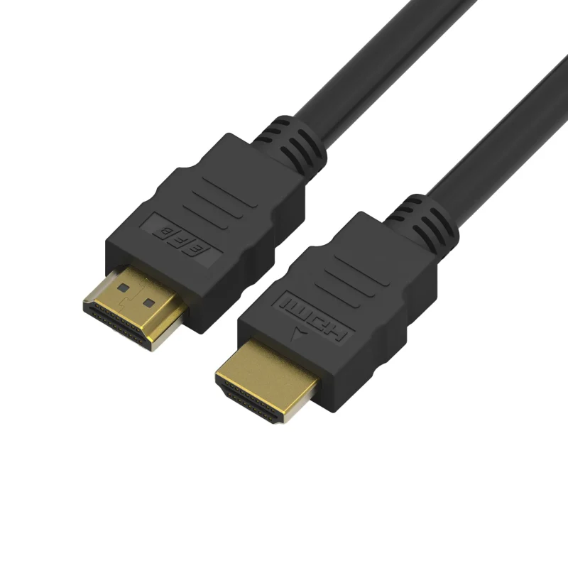 HighSpeed HDMI Kabel mit Ethernet 4K30Hz, A-A St-St, 0,5m, schwarz