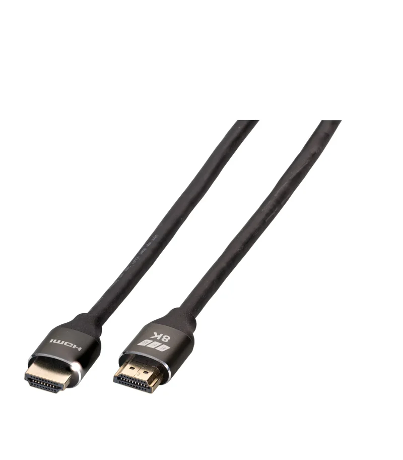 Ultra HighSpeed HDMI Kabel with Ethernet 8K60Hz,A-A St-St, Premium Alumi