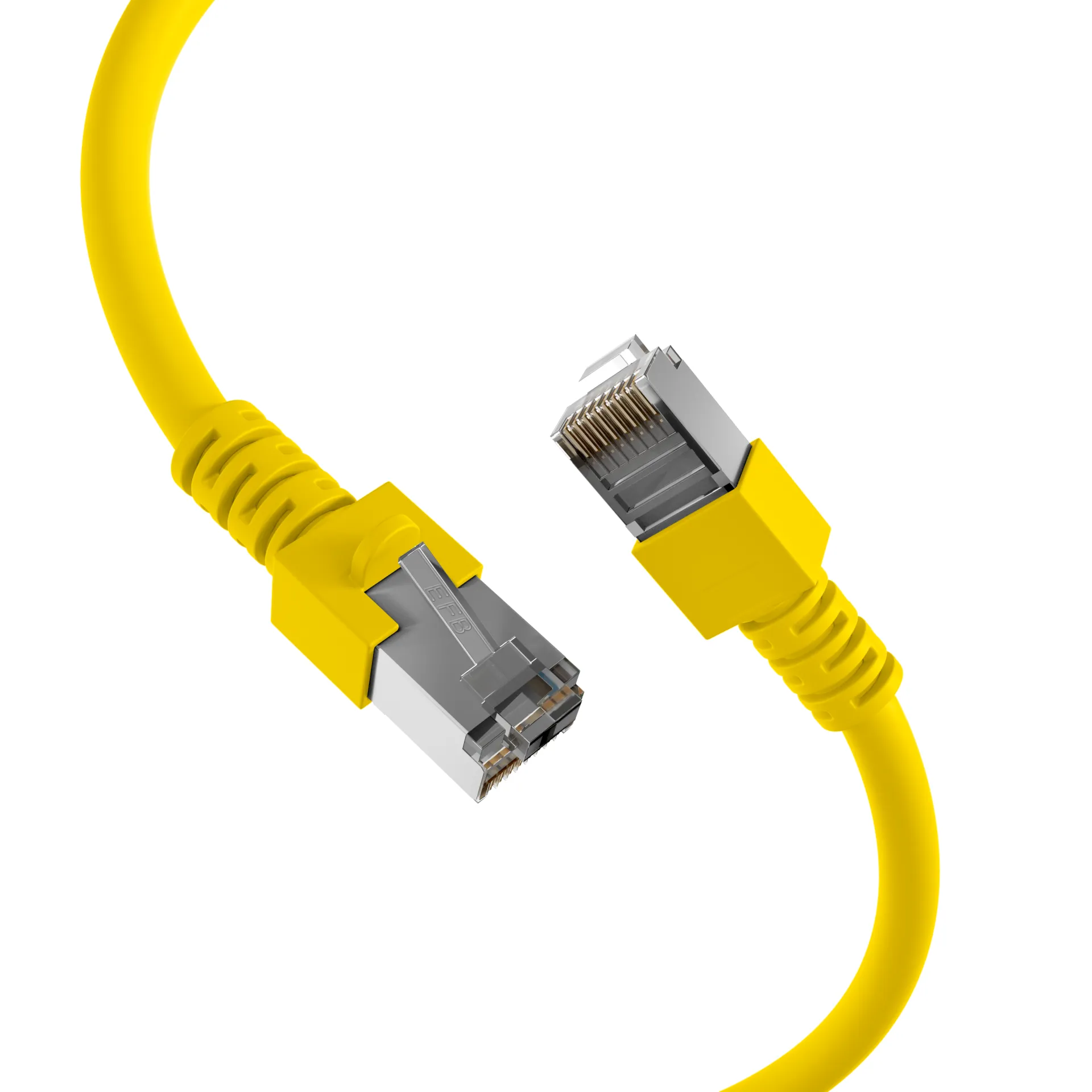 RJ45 Patchkabel Cat.5e SF/UTP PVC CCA gelb 20m – Bild 2