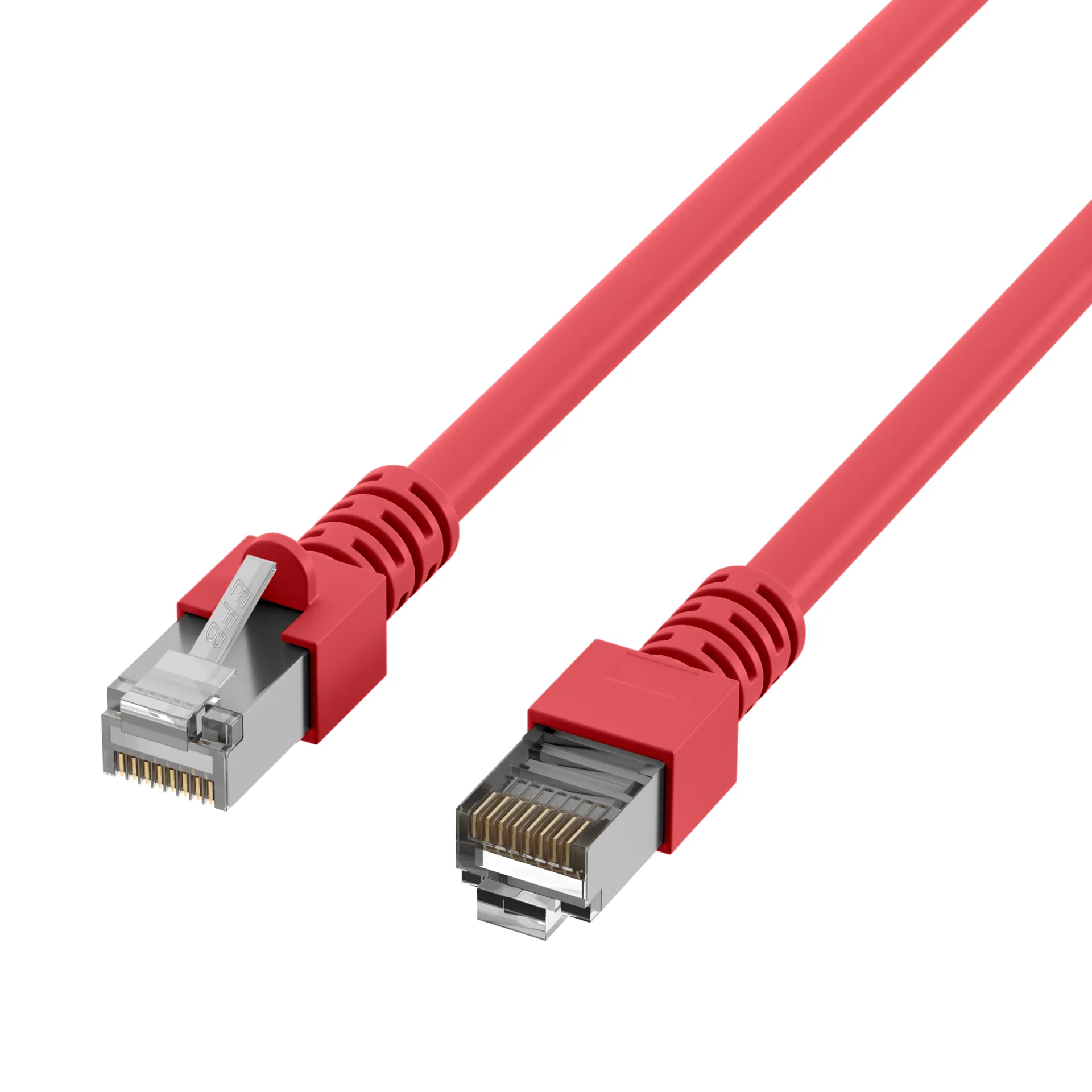 RJ45 Patchkabel Cat.5e SF/UTP PVC CCA rot 5m – Bild 3