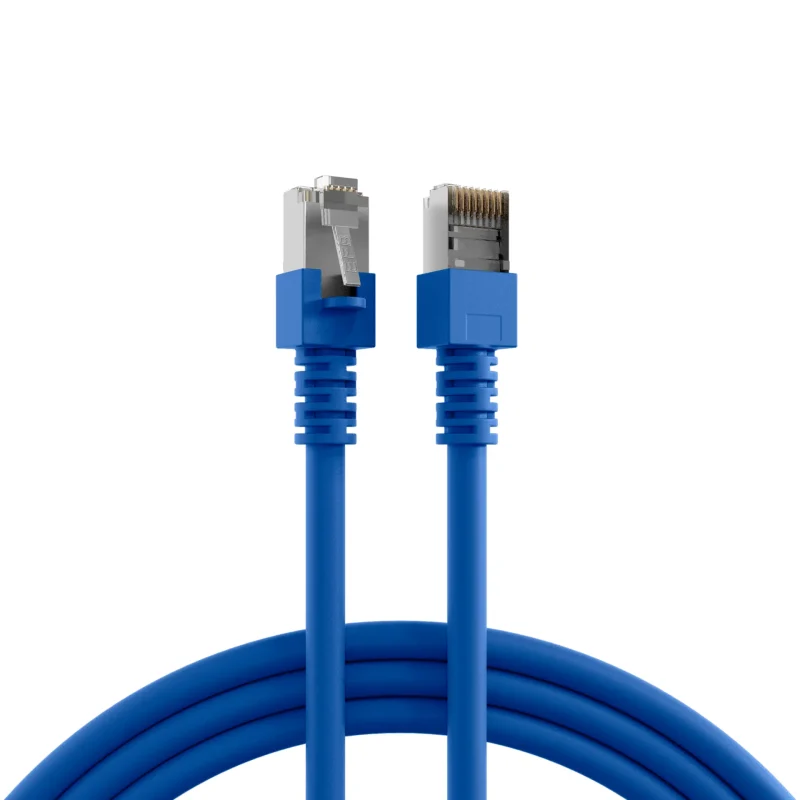 RJ45 Patchkabel Cat.5e SF/UTP PVC CCA blau ab 0,5m