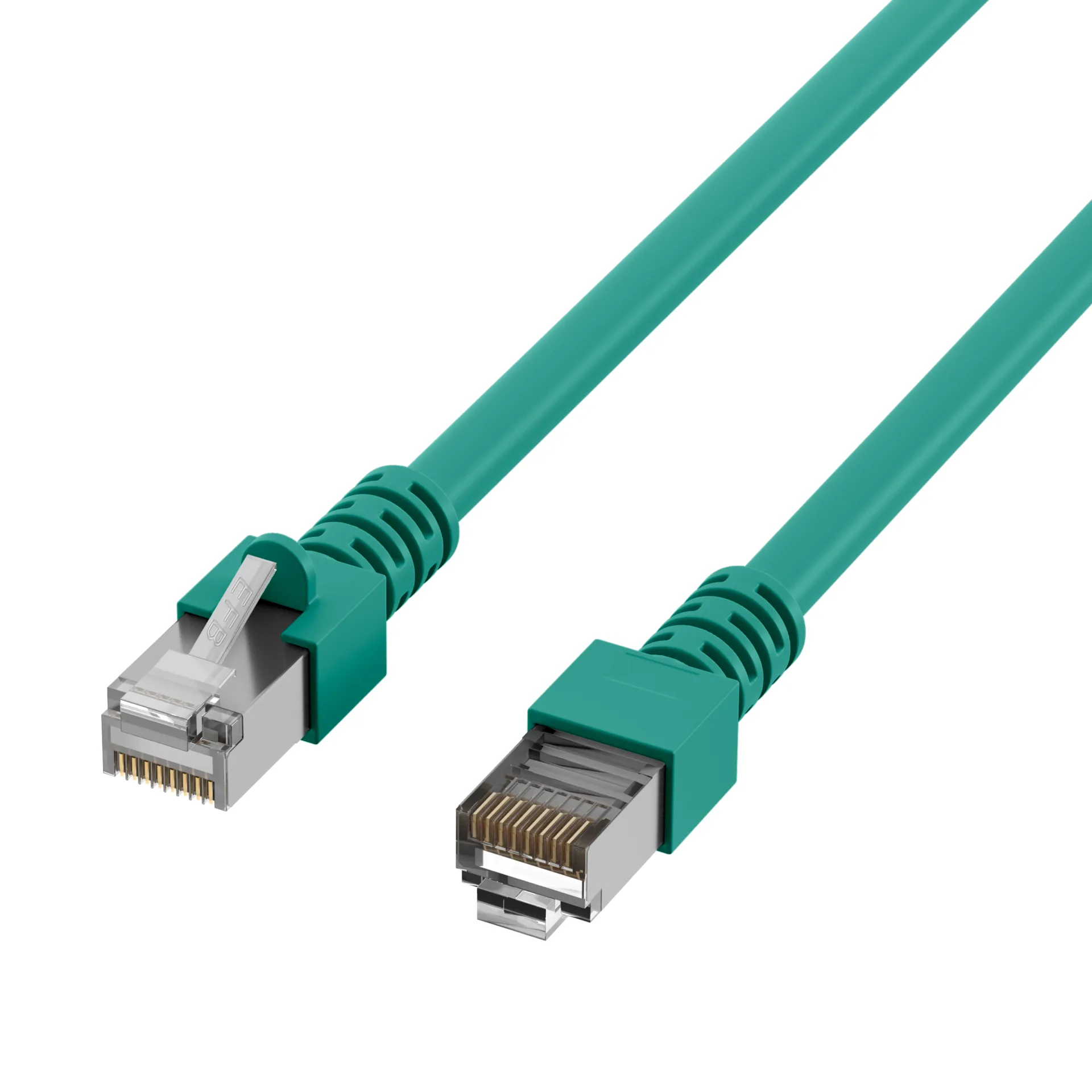 RJ45 Patchkabel Cat.5e SF/UTP PVC CCA grün 20m – Bild 3
