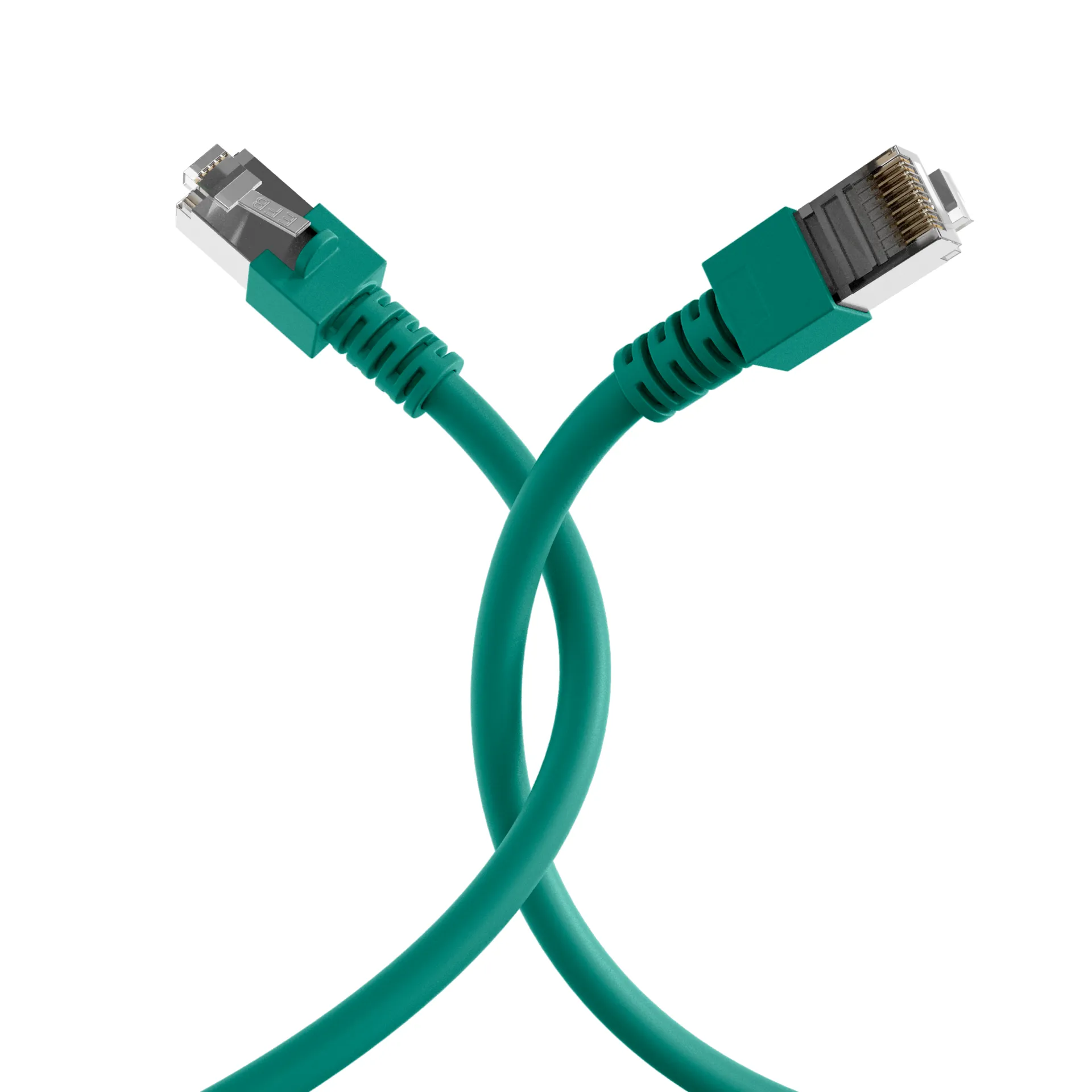 RJ45 Patchkabel Cat.5e SF/UTP PVC CCA grün 5m – Bild 4