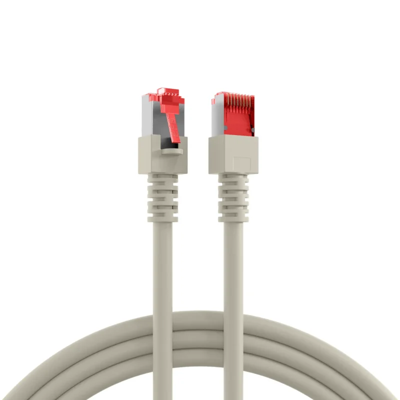 RJ45 Patchkabel Cat.6 S/FTP LSZH grau 15m