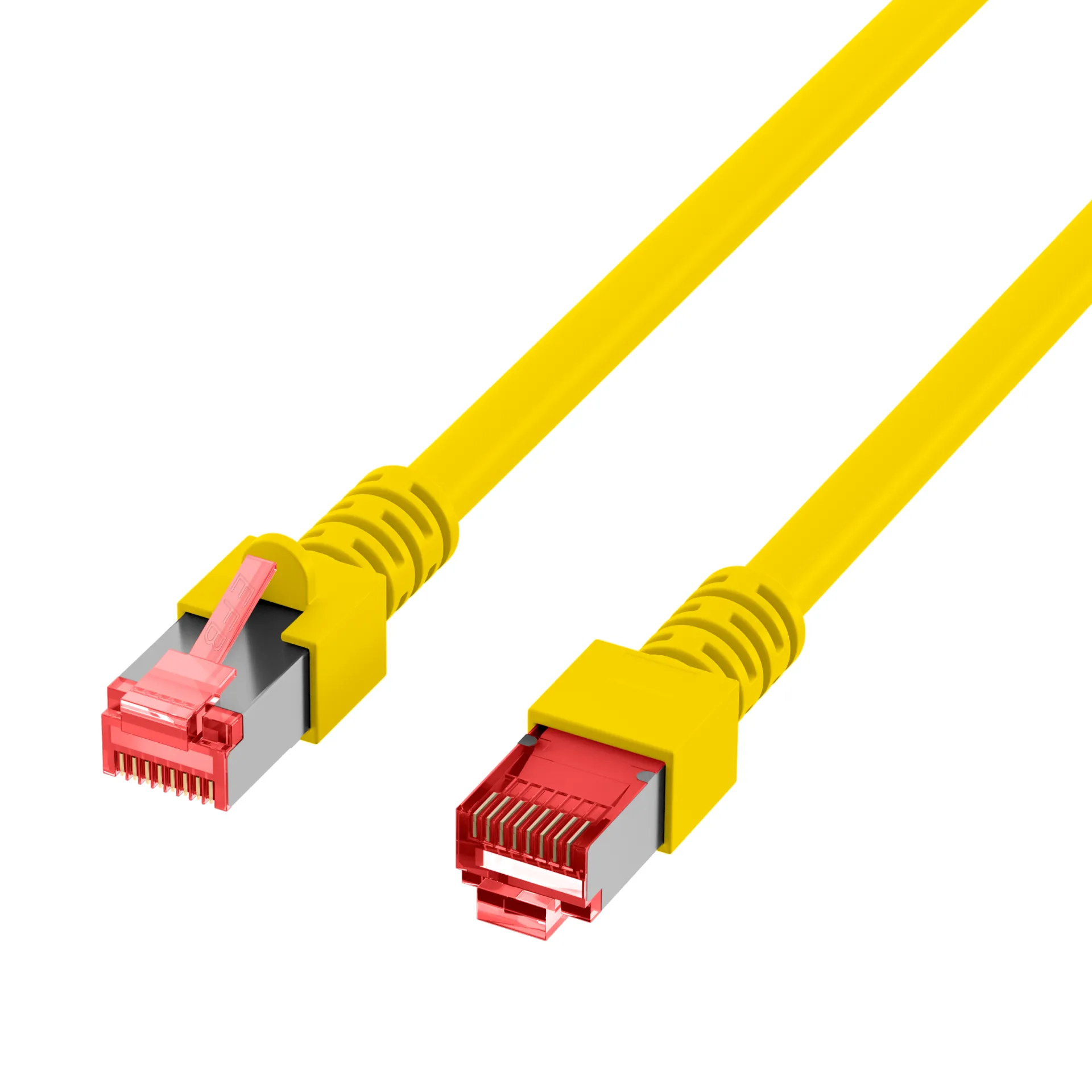 RJ45 Patchkabel Cat.6 S/FTP LSZH gelb 2m – Bild 13