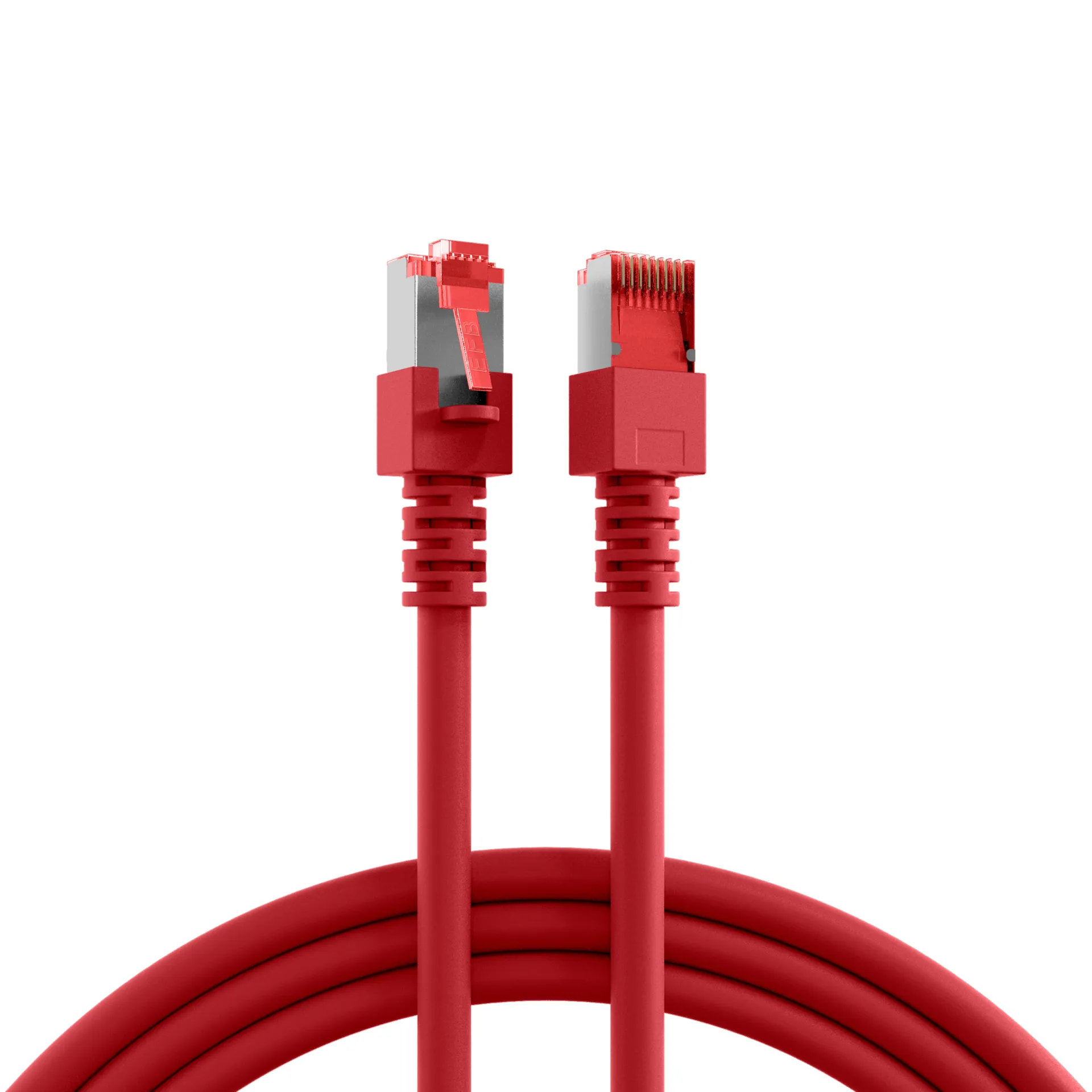 RJ45 Patchkabel Cat.6 S/FTP LSZH rot 1m – Bild 11