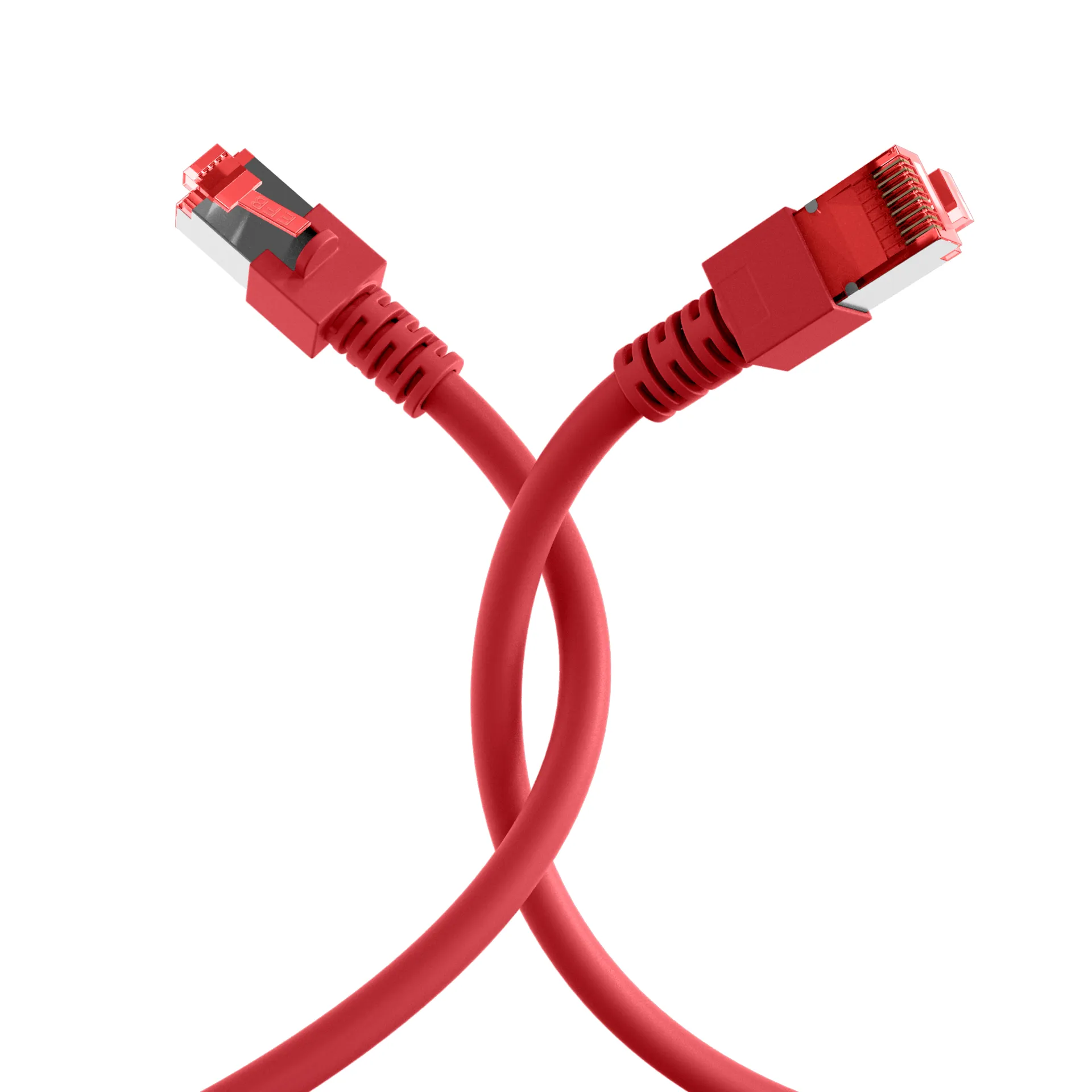 RJ45 Patchkabel Cat.6 S/FTP LSZH rot 3m – Bild 4