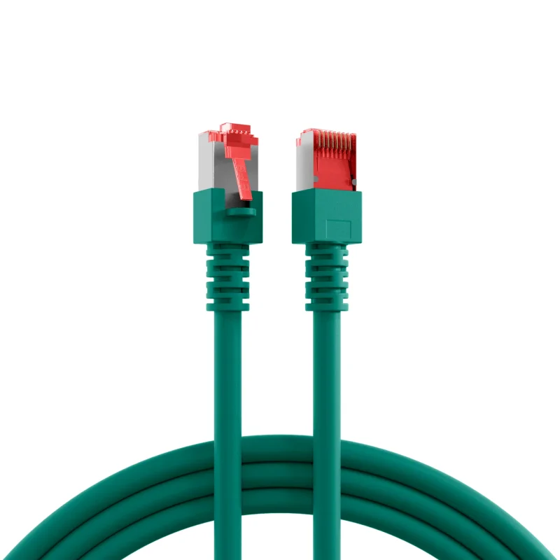 RJ45 Patchkabel Cat.6 S/FTP LSZH grün 0,15m