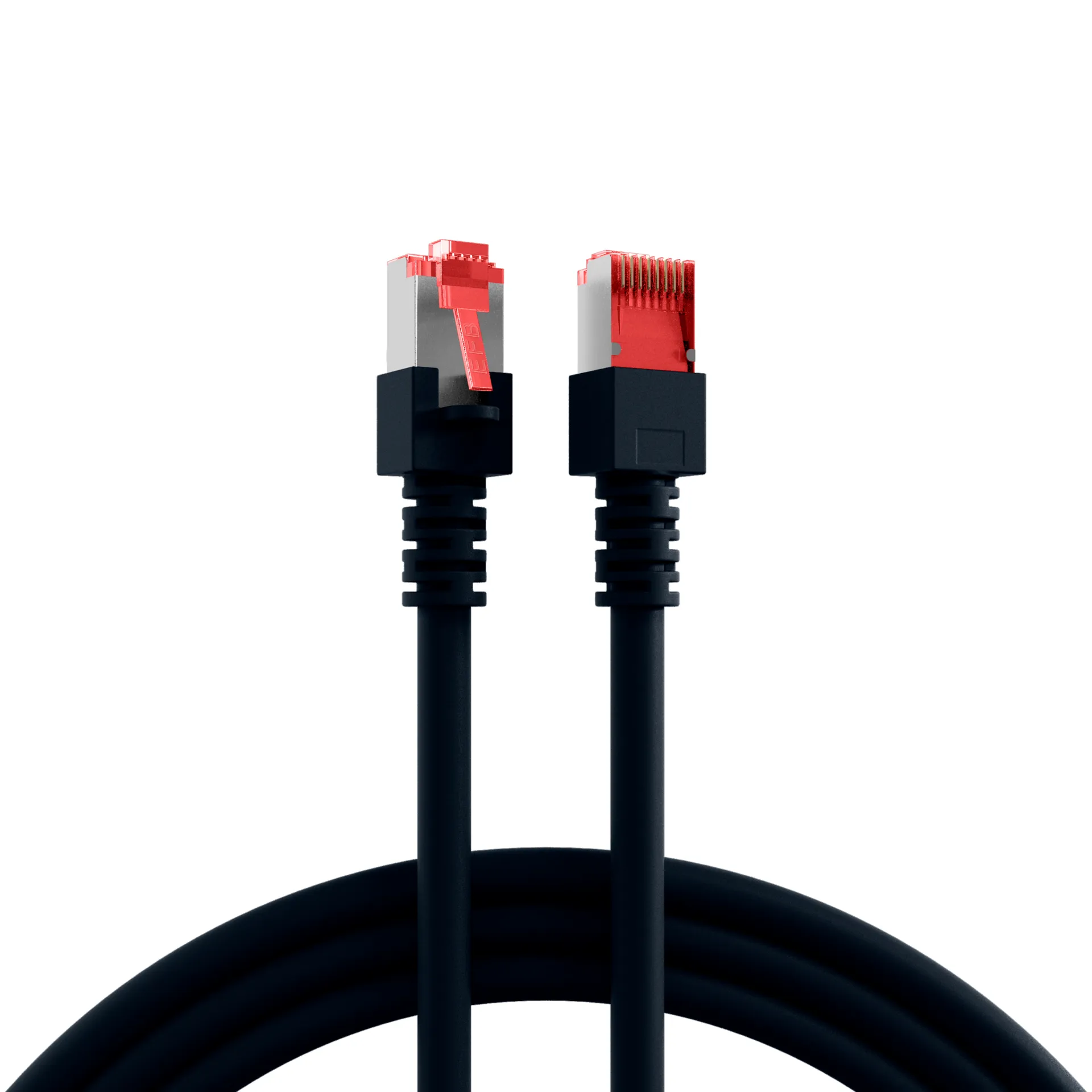 RJ45 Patchkabel Cat.6 S/FTP LSZH schwarz 2m – Bild 11