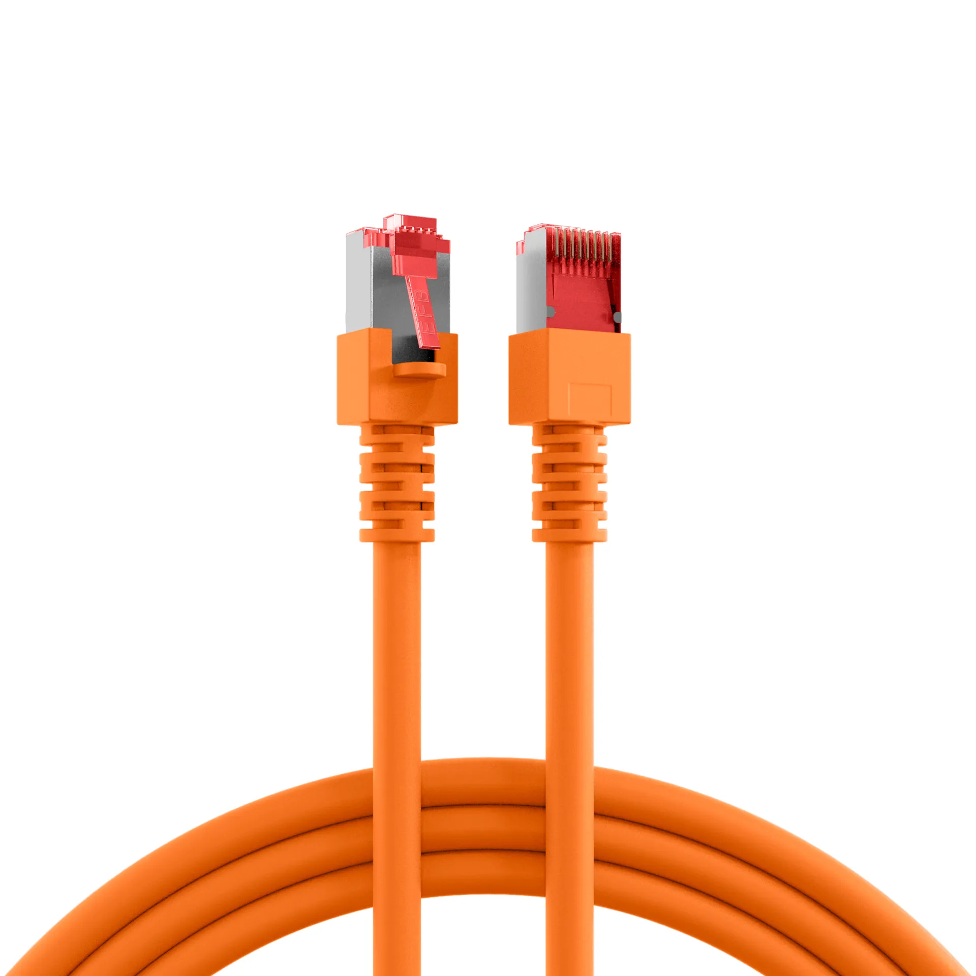 RJ45 Patchkabel Cat.6 S/FTP LSZH orange 2m – Bild 11