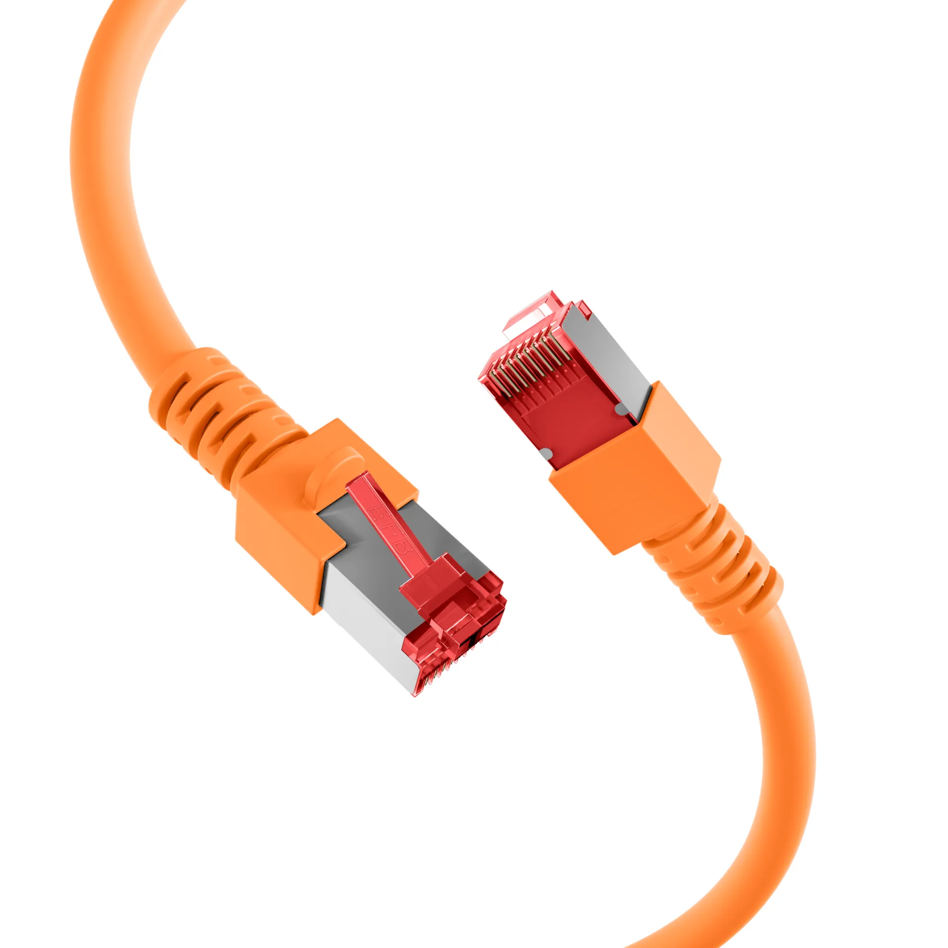 RJ45 Patchkabel Cat.6 S/FTP LSZH orange 2m – Bild 12