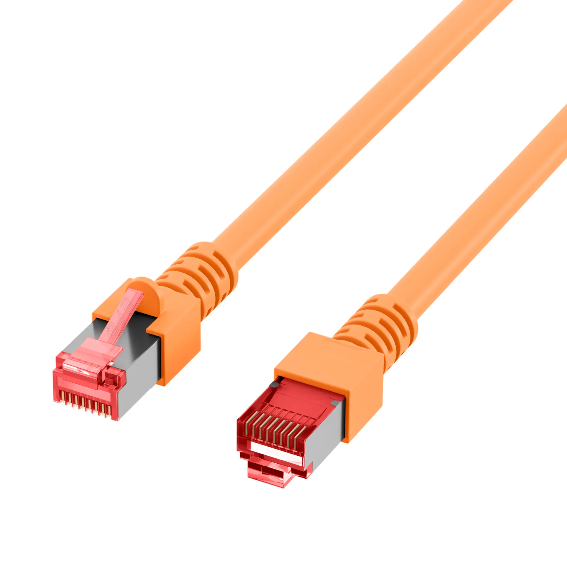 RJ45 Patchkabel Cat.6 S/FTP LSZH orange 2m – Bild 3