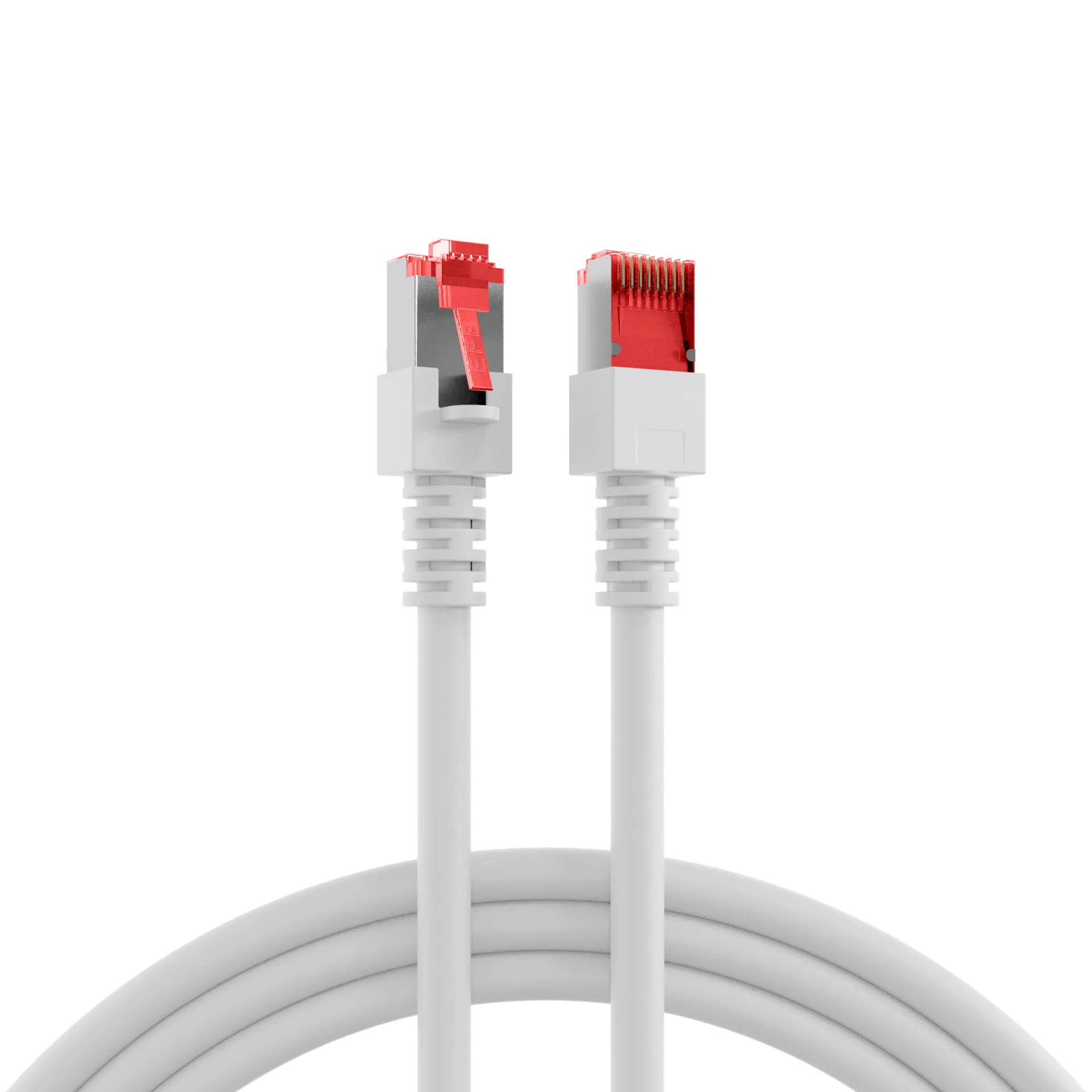 RJ45 Patchkabel Cat.6 S/FTP LSZH weiß 1m – Bild 11