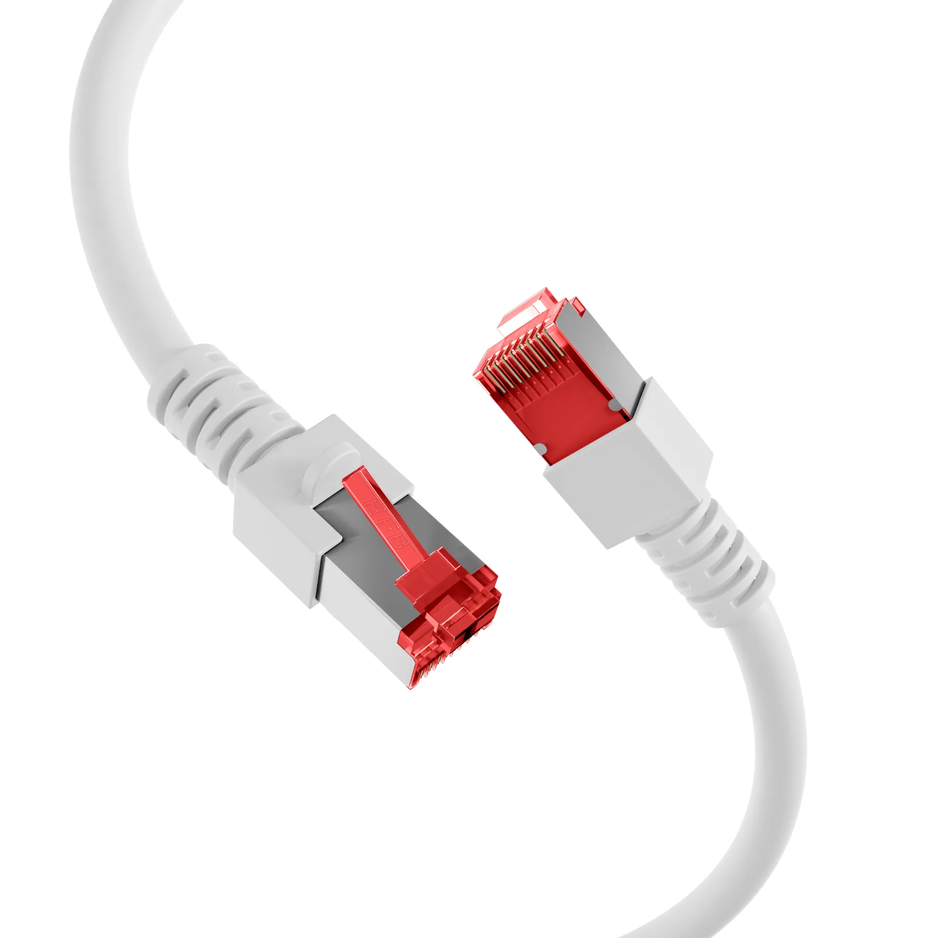 RJ45 Patchkabel Cat.6 S/FTP LSZH weiß 1m – Bild 17