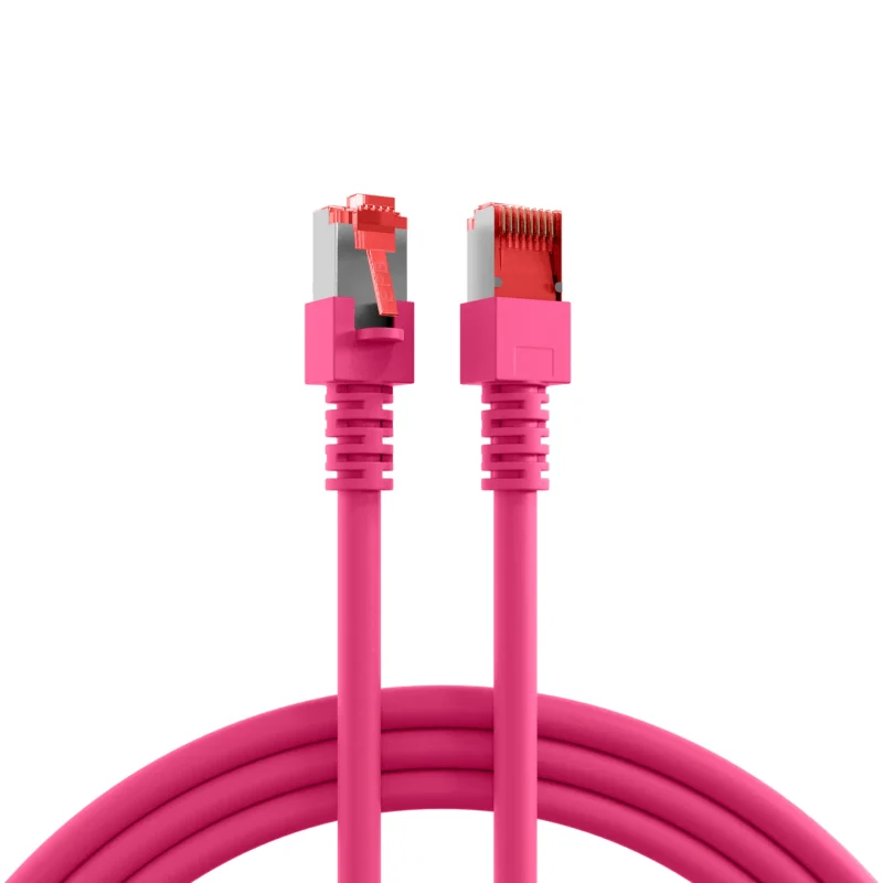 RJ45 Patchkabel Cat.6 S/FTP LSZH magenta 50m