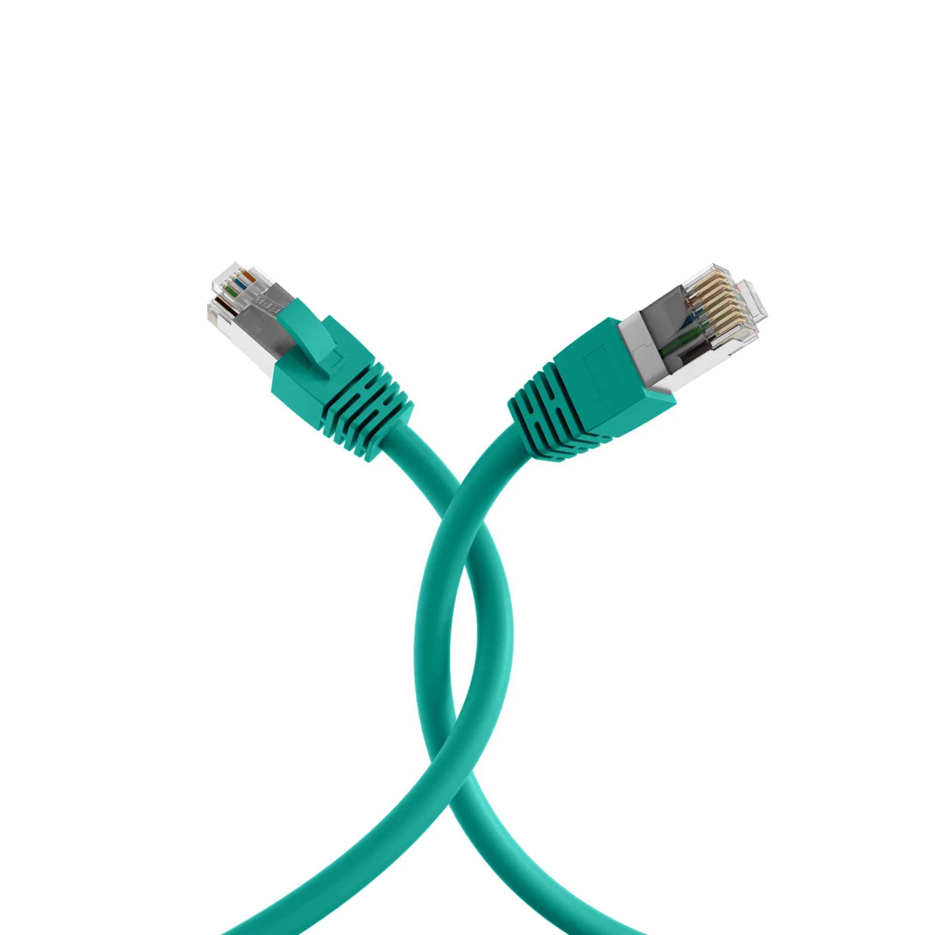 RJ45 Patchkabel Cat.8.1 S/FTP LSZH BC grün 2m – Bild 4