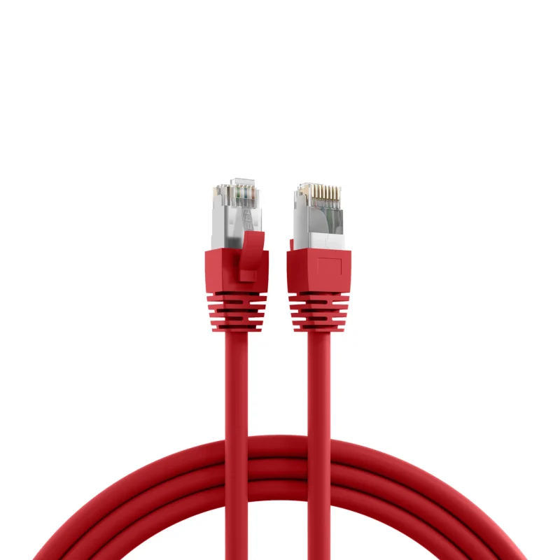 RJ45 Patchkabel Cat.8.1 S/FTP LSZH BC rot 5m