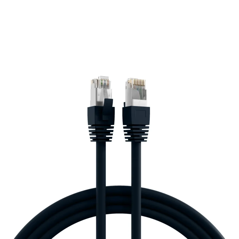 RJ45 Patchkabel Cat.8.1 S/FTP LSZH BC schwarz 5m