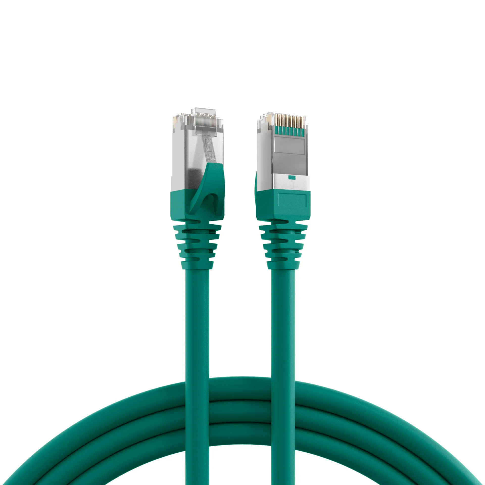 RJ45 Patchkabel Cat.5e SF/UTP PUR RAL6018 grün 1m – Bild 5