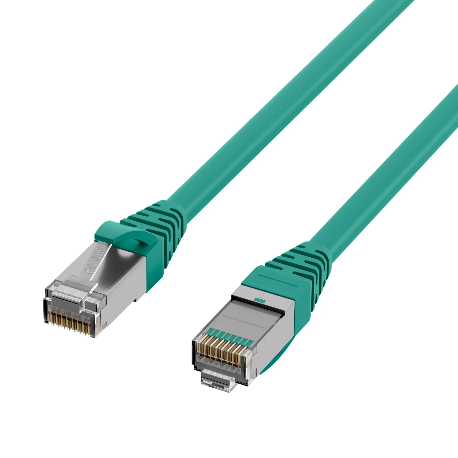 RJ45 Patchkabel Cat.5e SF/UTP PUR RAL6018 grün 1m – Bild 11