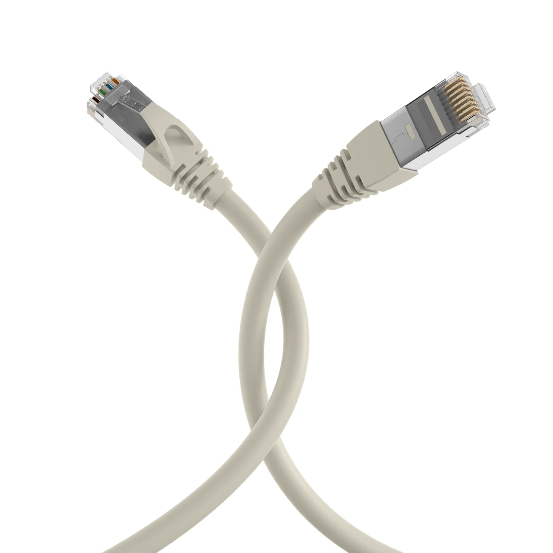 RJ45 Patchkabel Cat.6A S/FTP PVC UL grau 60m – Bild 4