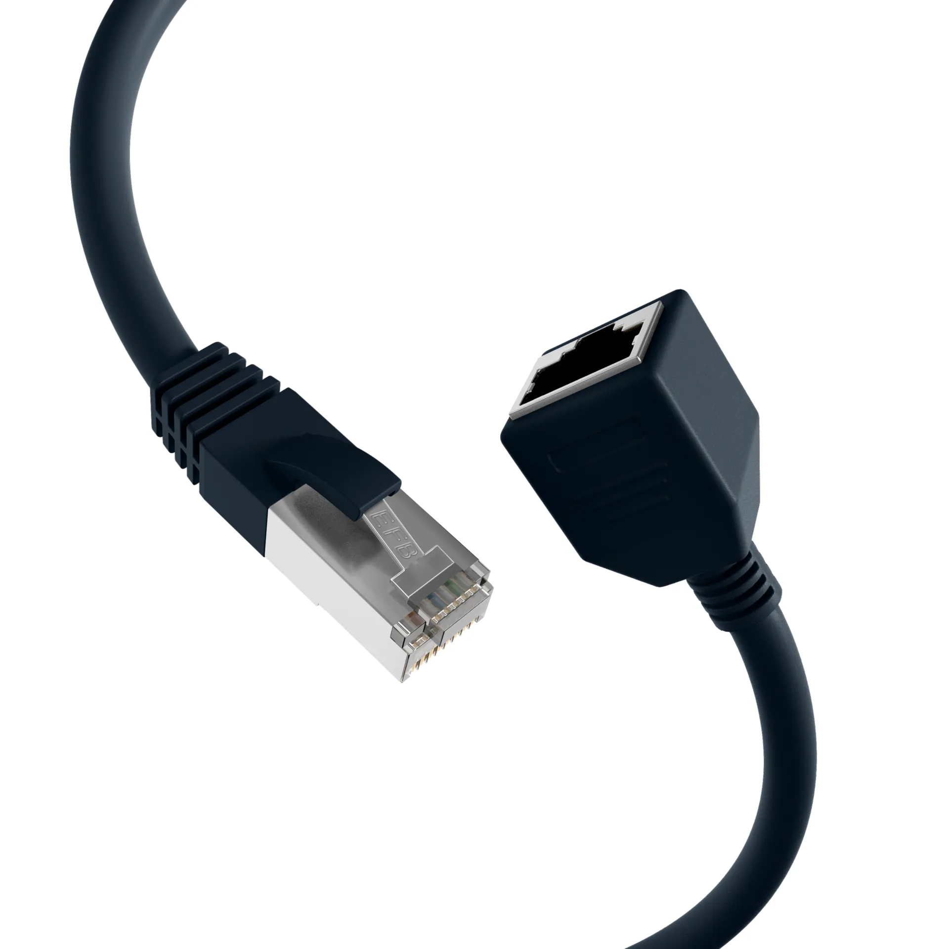 RJ45 Patchkabelverl. Cat.6A S/FTP LSZH AWG26 schwarz 10m – Bild 2