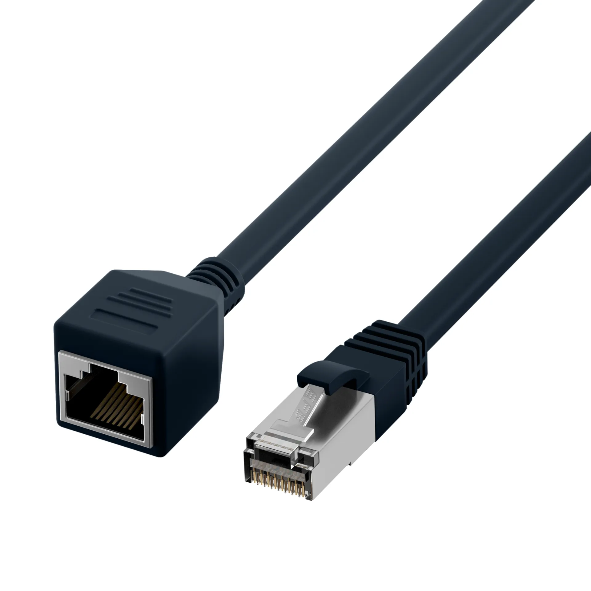 RJ45 Patchkabelverl. Cat.6A S/FTP LSZH AWG26 schwarz 10m – Bild 3