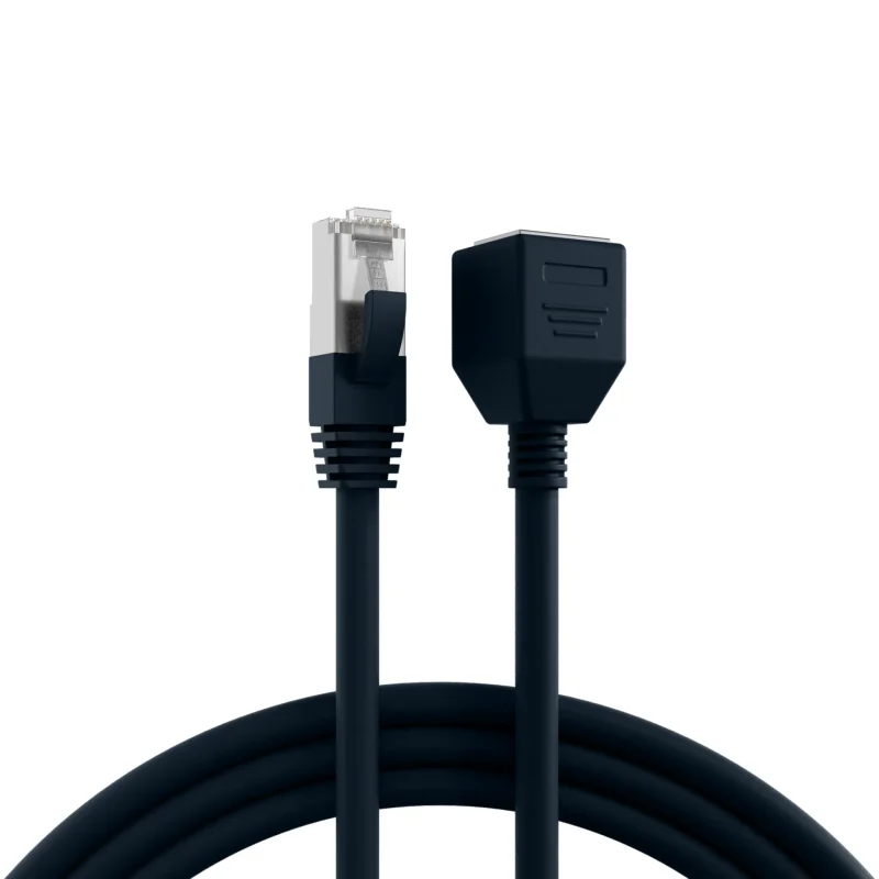 RJ45 Patchkabelverl. Cat.6A S/FTP LSZH AWG26 schwarz 3m
