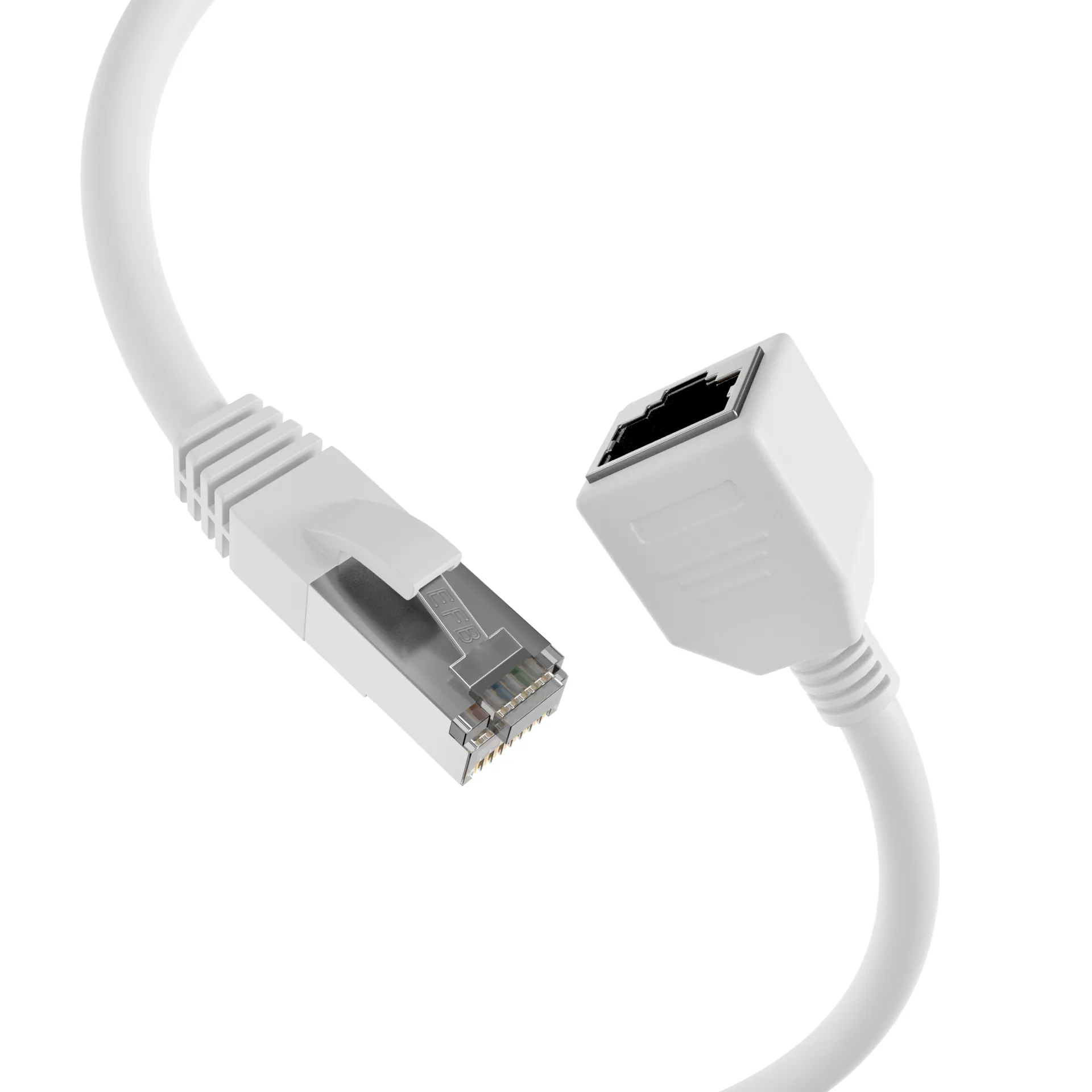 RJ45 Patchkabelverl. Cat.6A S/FTP LSZH AWG26 weiß 5m – Bild 2