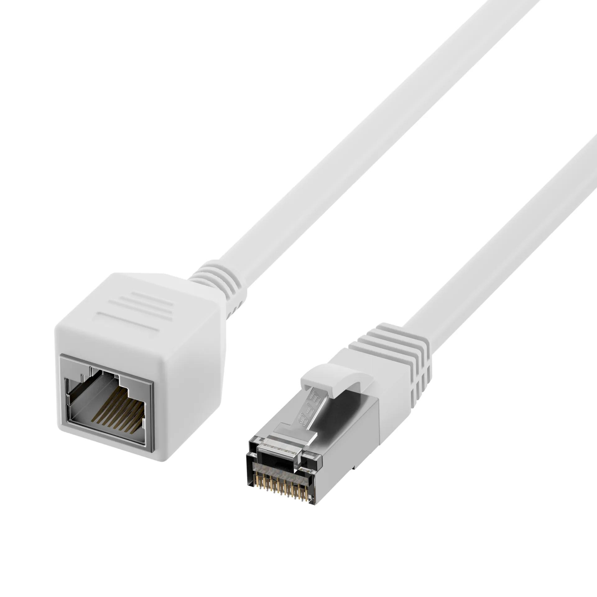 RJ45 Patchkabelverl. Cat.6A S/FTP LSZH AWG26 weiß 5m – Bild 3