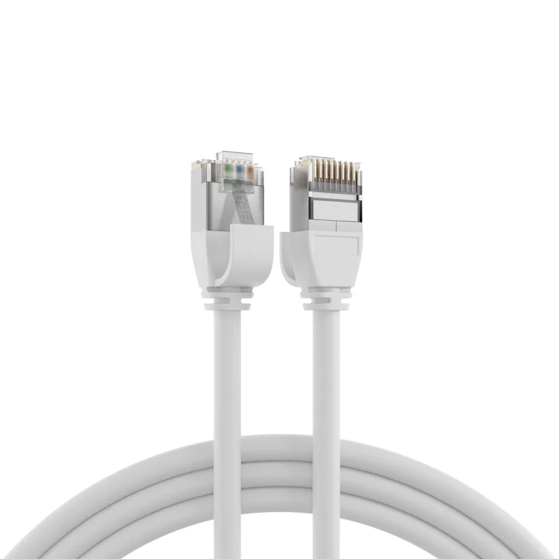 RJ45 Patchkabel Cat.6A U/FTP TPE 4mm ultraflex weiß 3m