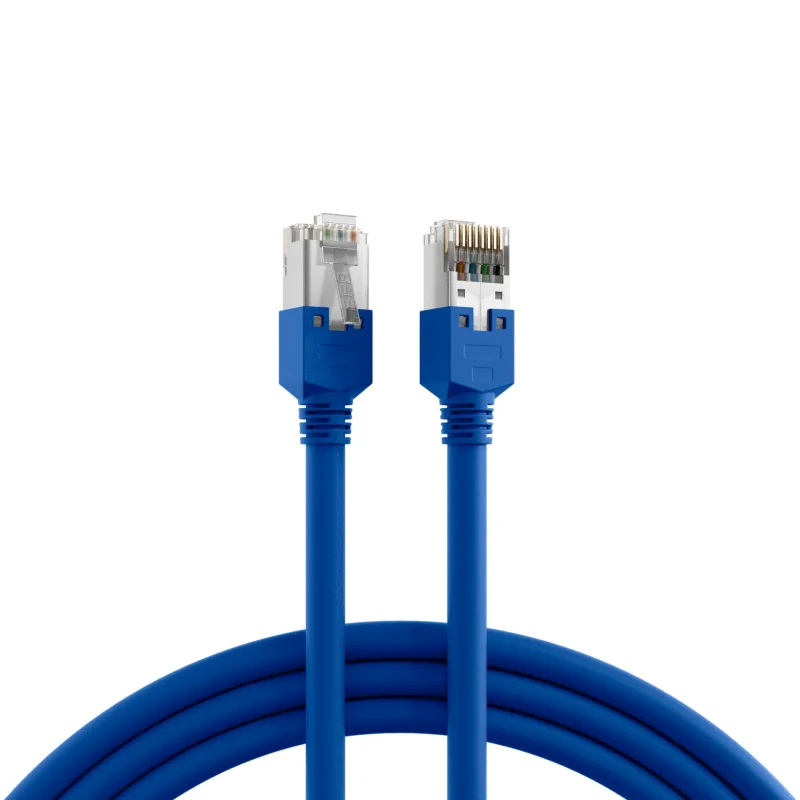 RJ45 Patchkabel Cat.5e SF/UTP LSZH Draka UC300 TM11 blau 50m