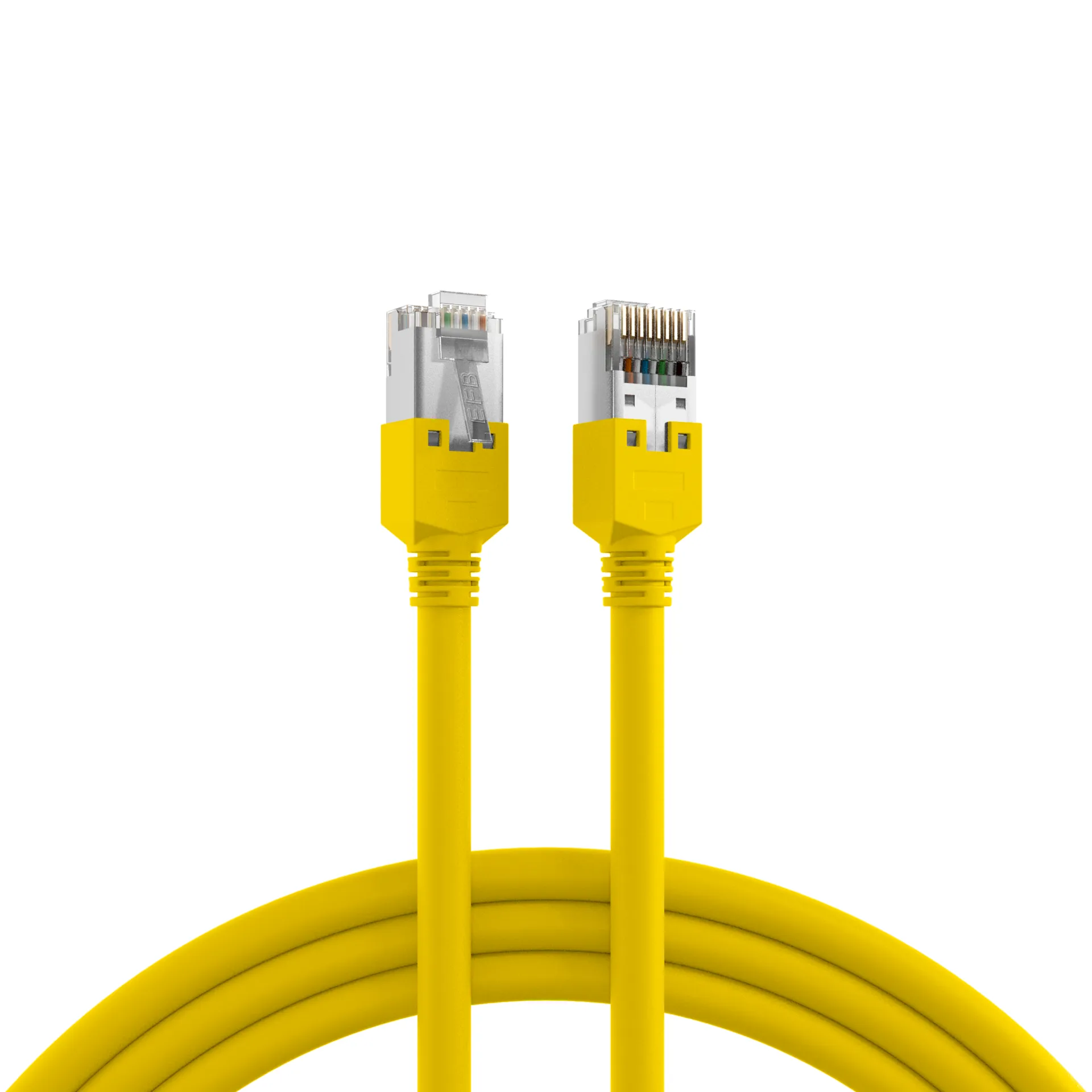 RJ45 Patchkabel Cat.5e SF/UTP LSZH Draka UC300 TM11 gelb 1m – Bild 16
