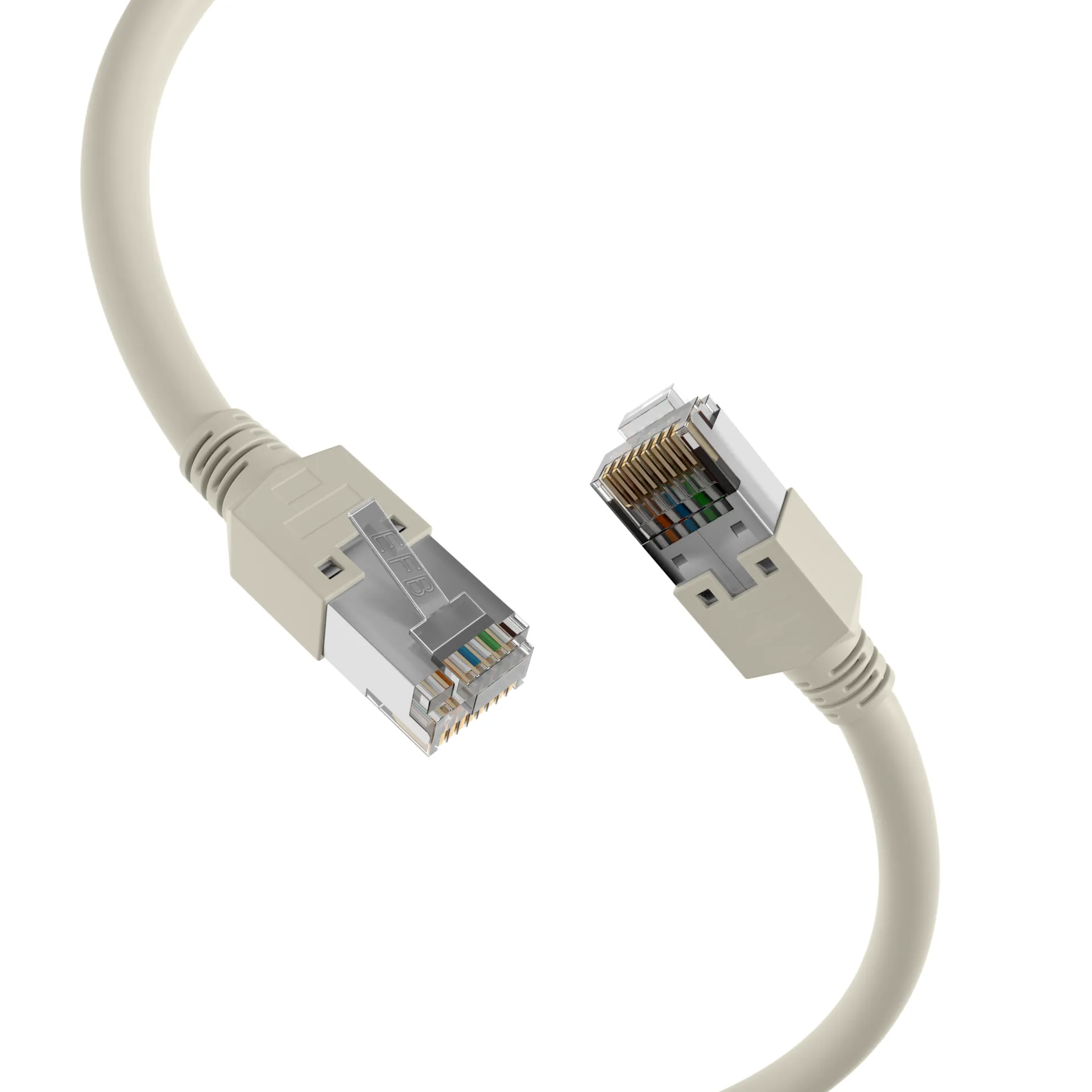RJ45 Patchkabel Cat.5e SF/UTP LSZH Draka UC300 TM11 grau 40m – Bild 2