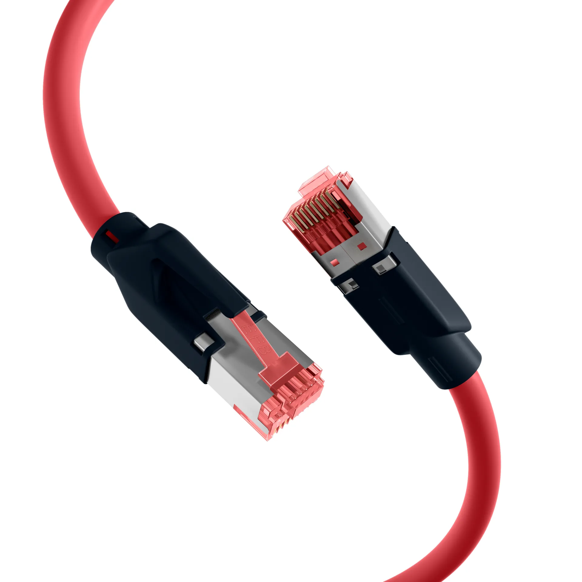 RJ45 Patchkabel Cat.6A S/FTP PUR Draka UC900 TM21 rot 25m – Bild 2
