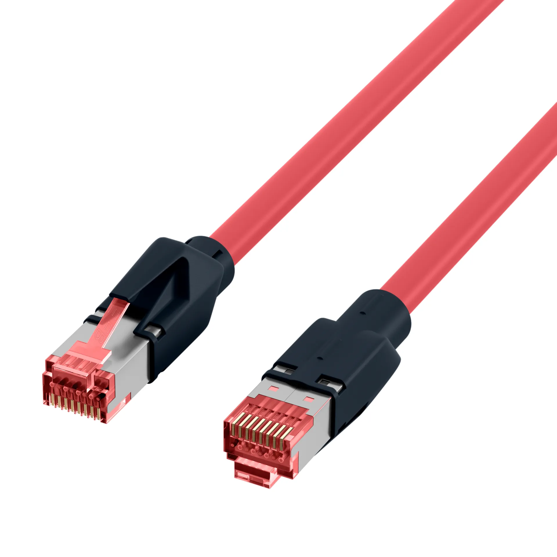 RJ45 Patchkabel Cat.6A S/FTP PUR Draka UC900 TM21 rot 30m – Bild 3