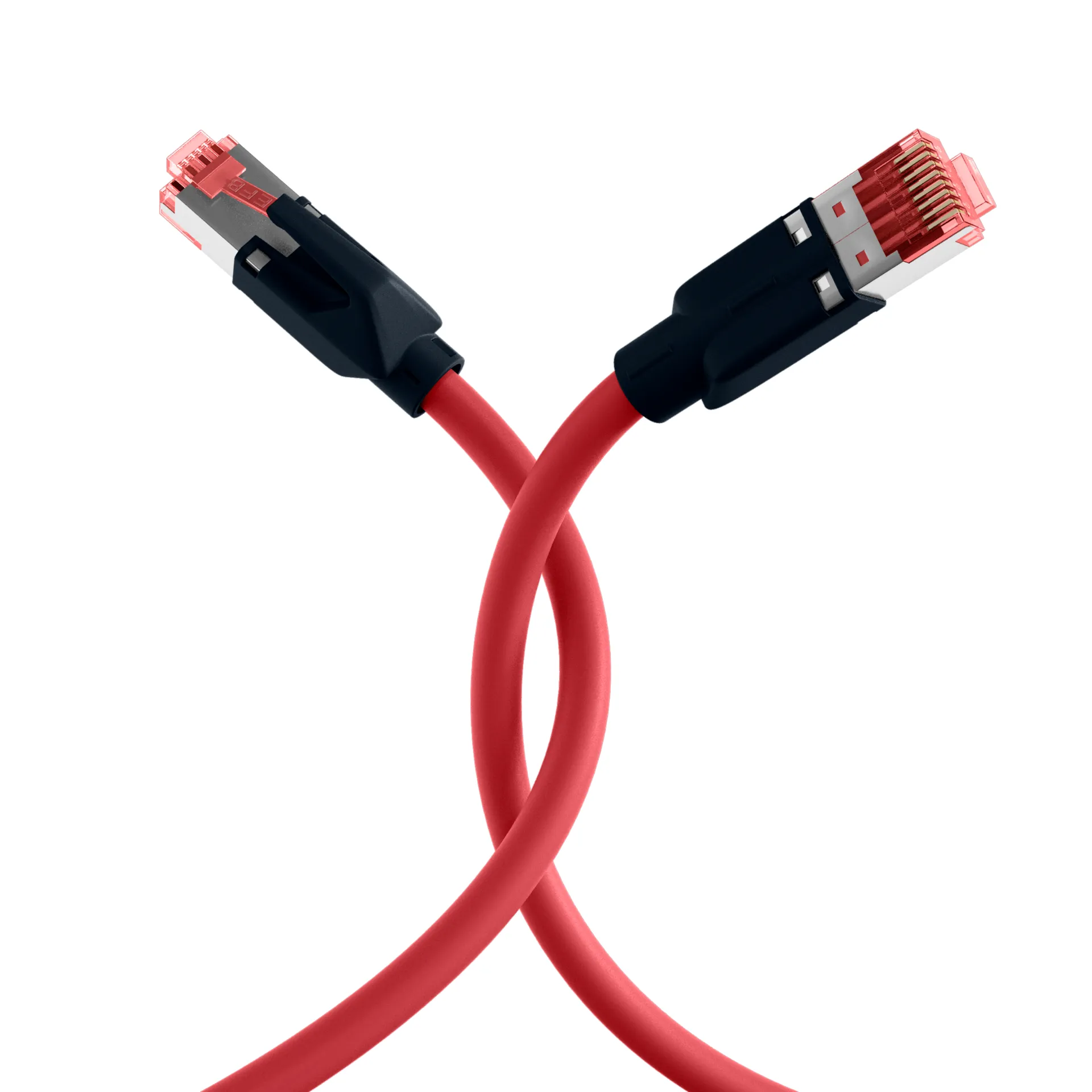 RJ45 Patchkabel Cat.6A S/FTP PUR Draka UC900 TM21 rot 50m – Bild 4