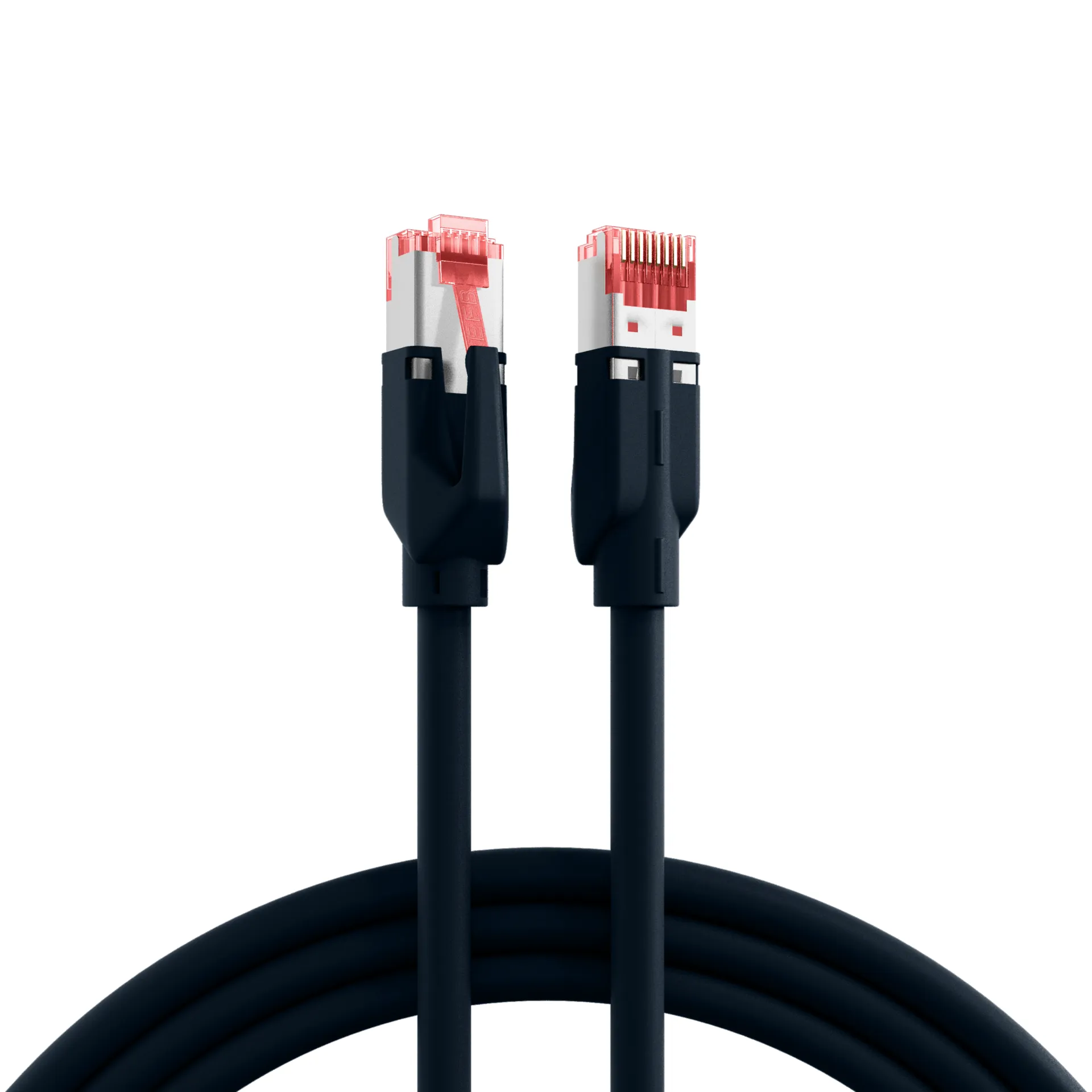 RJ45 Patchkabel Cat.6A S/FTP LSZH Draka UC900 TM21 schwarz 1m – Bild 16