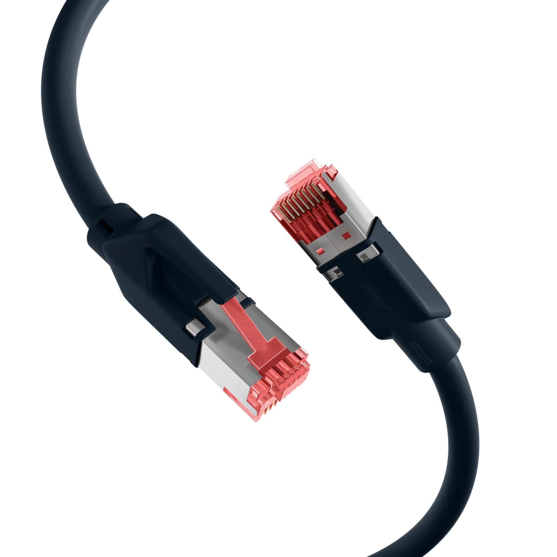 RJ45 Patchkabel Cat.6A S/FTP LSZH Draka UC900 TM21 schwarz 1m – Bild 2
