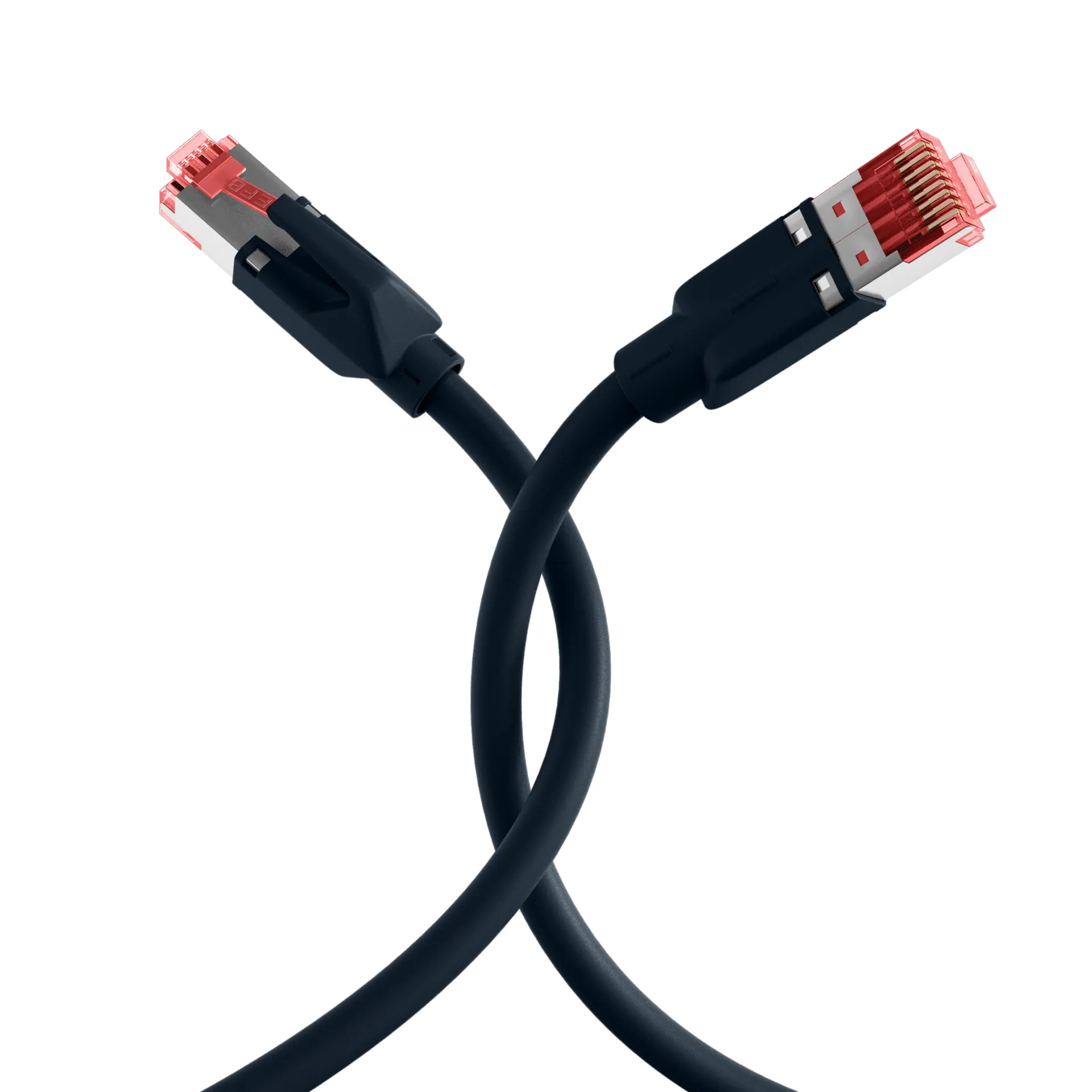 RJ45 Patchkabel Cat.6A S/FTP LSZH Draka UC900 TM21 schwarz 1m – Bild 4